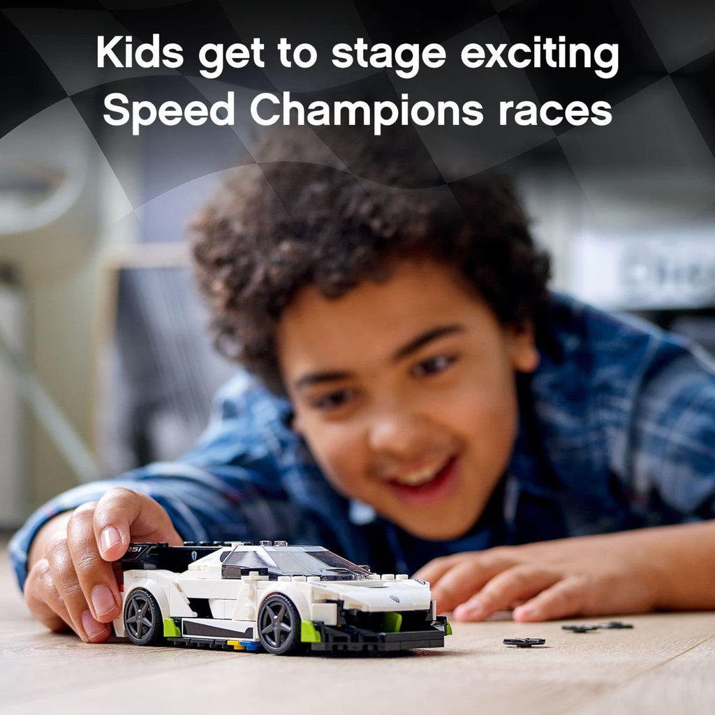 Racing Sports Car Toy with Driver Minifigure X817481