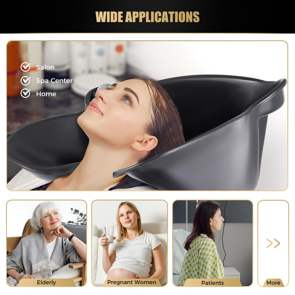 Portable Plastic Hair Washing Sink with Electric Pump O7641