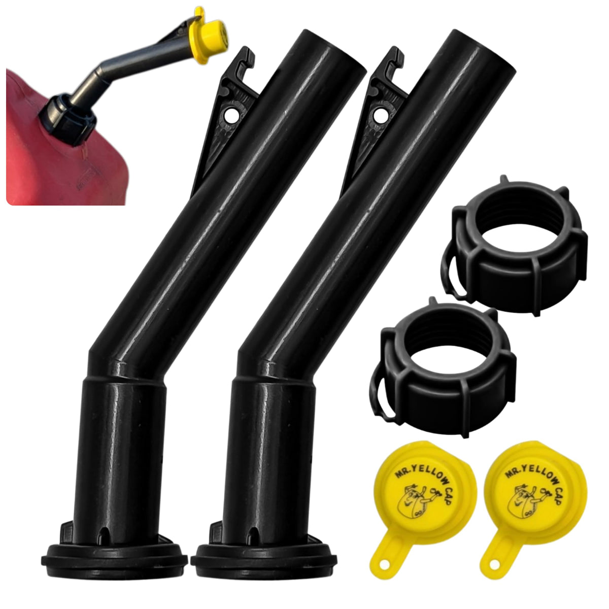 Gas Can Spout Replacement 2-Pack B9872