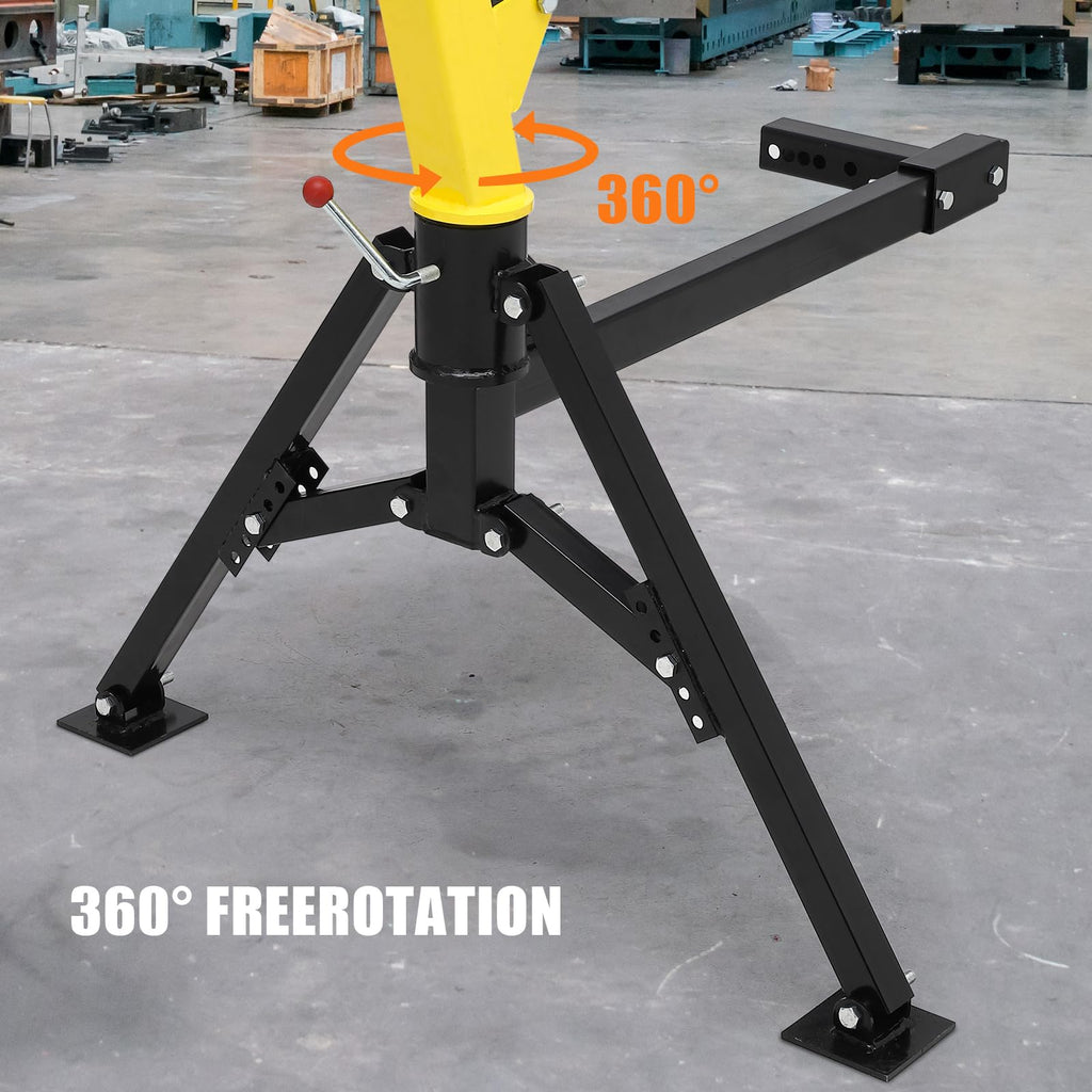 Hydraulic Swivel Hitch Mounted Truck Crane 1000 LBS Capacity G5757