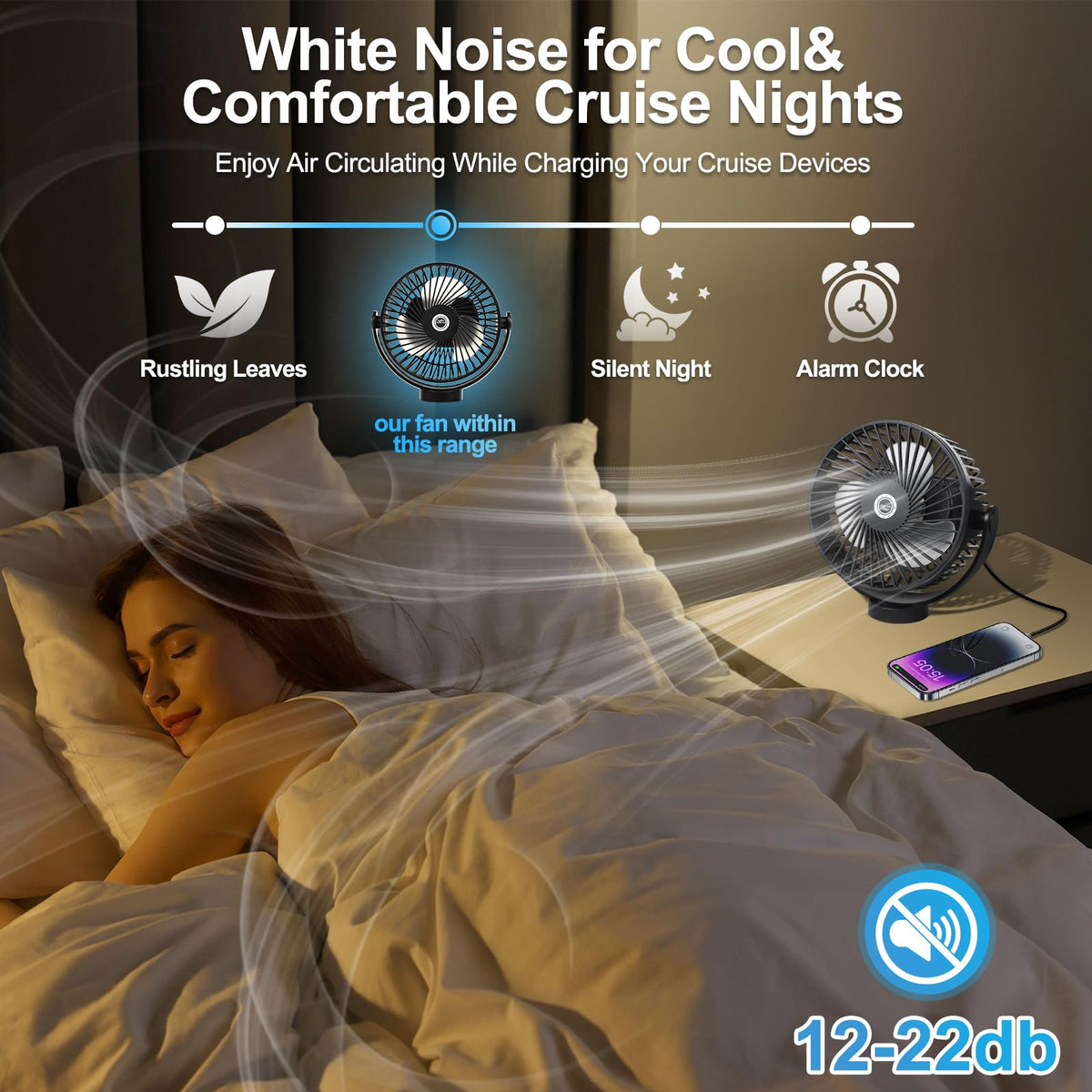 Magnetic Cruise Fan with 8000mAh Rechargeable Battery Q37330