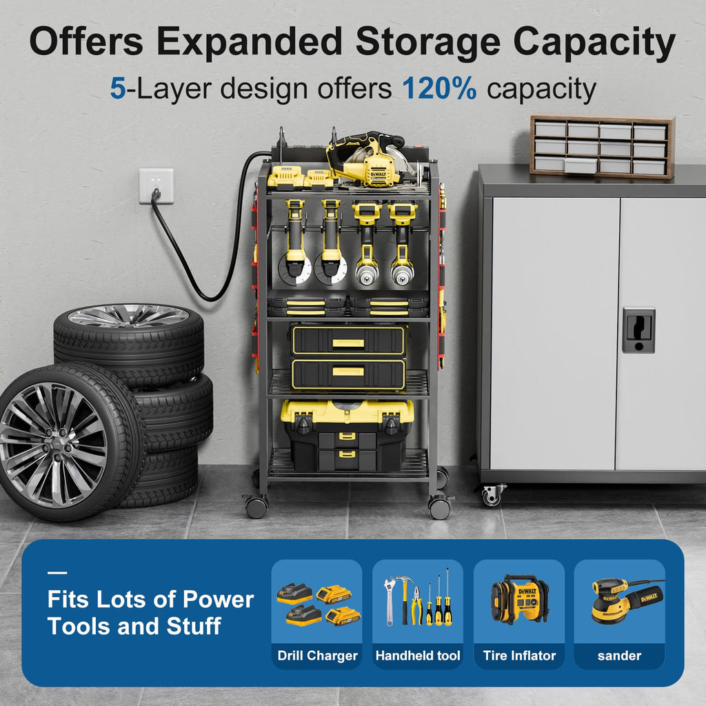 Rolling Tool Organizer Cart O7116