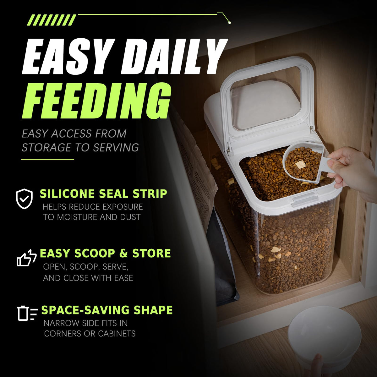 Dog Food Storage Container 10 Lbs R743