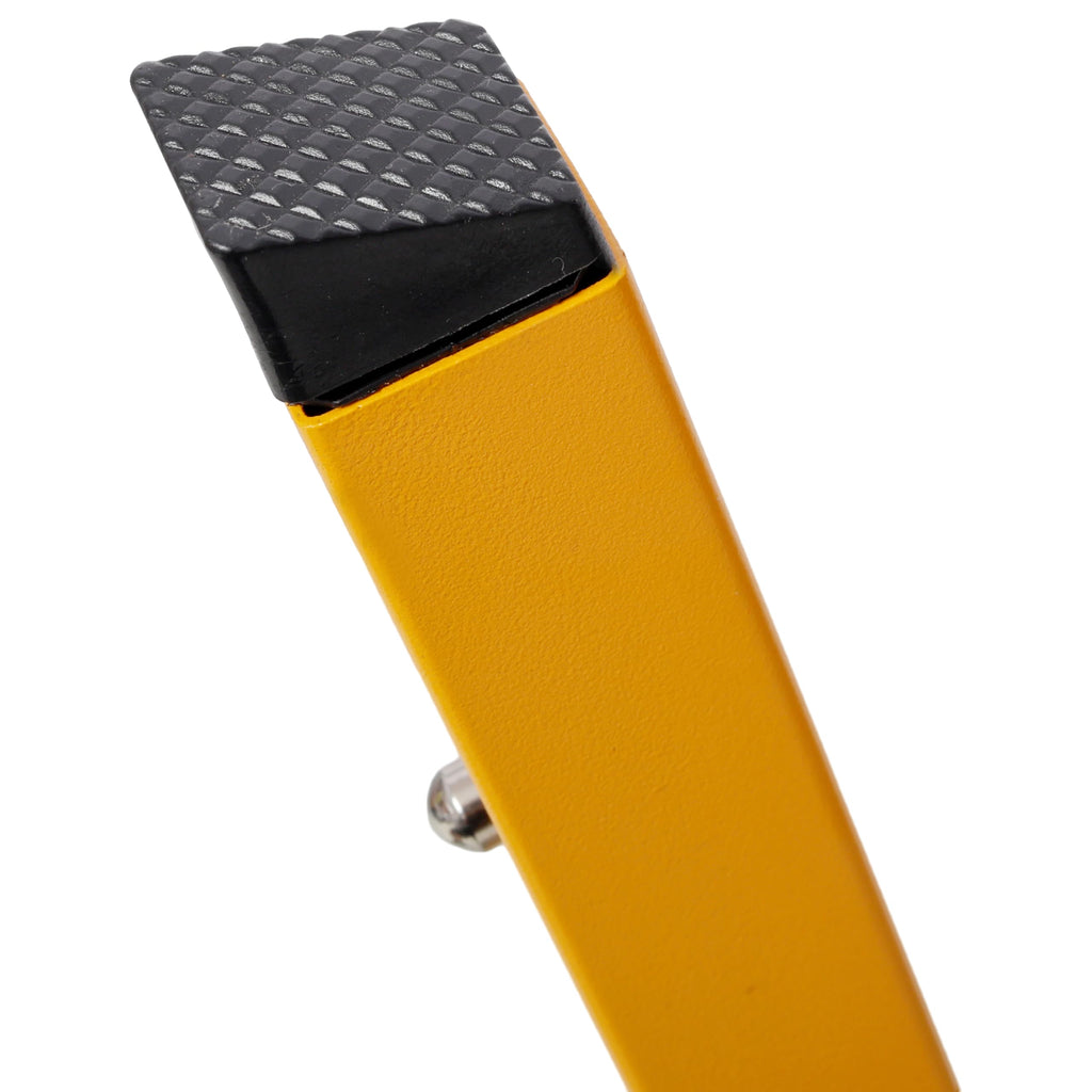 Heavy Duty Folding Saw Horses 2 Pack 1000lb Capacity Adjustable Height Metal Yellow Steel B456