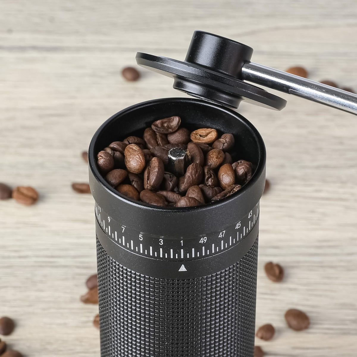 Manual Coffee Grinder with Stainless Steel Conical Burr W8226