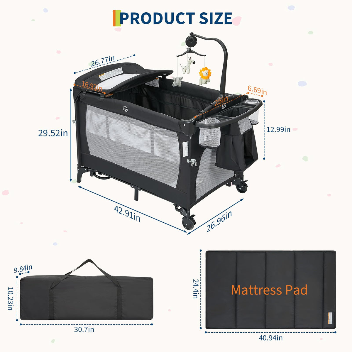 4 in 1 Baby Playard X464163
