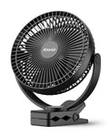 8" Black Clip on Fan P3481