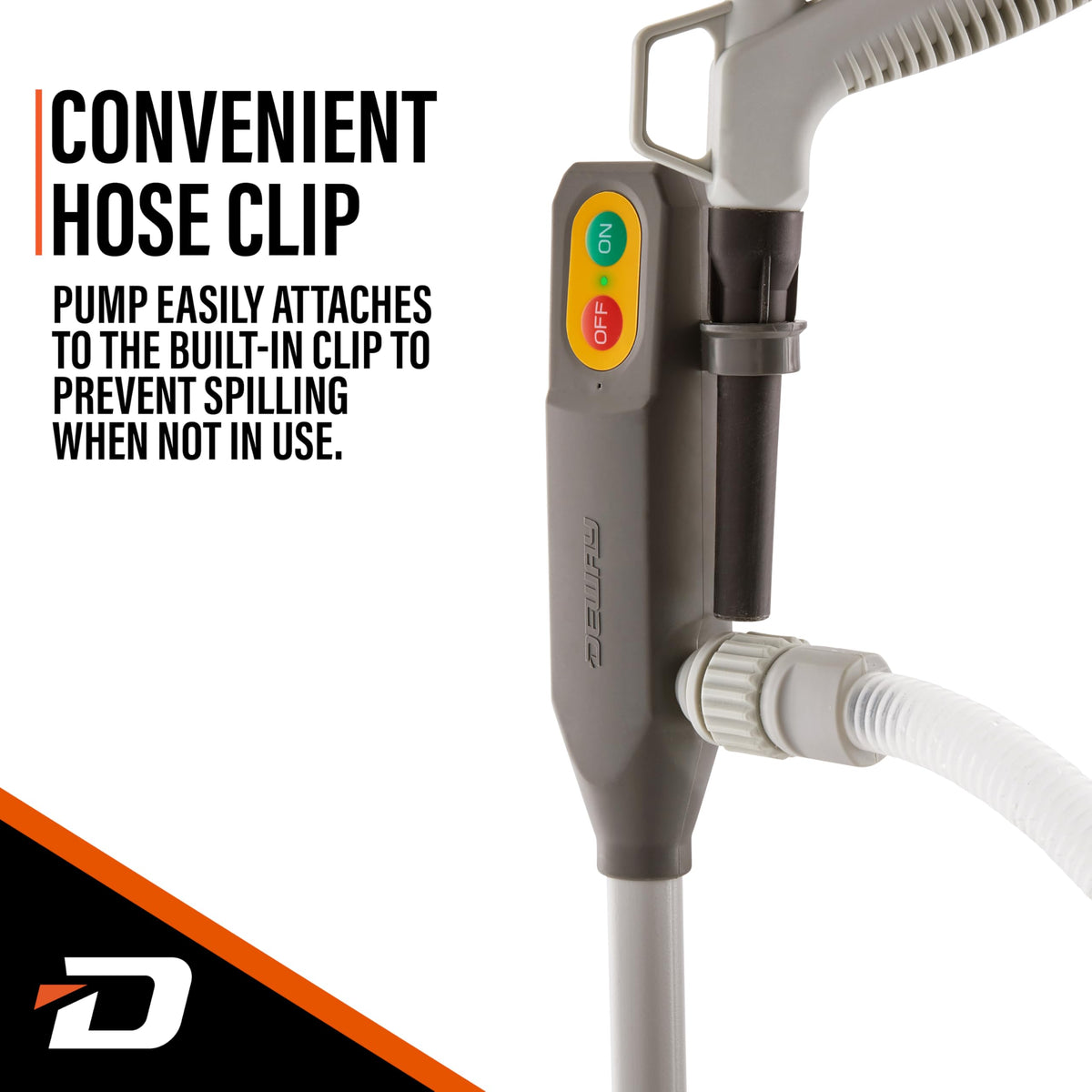 Stick Fuel Pump with Trigger Nozzle and 51in Clear Hose L4150