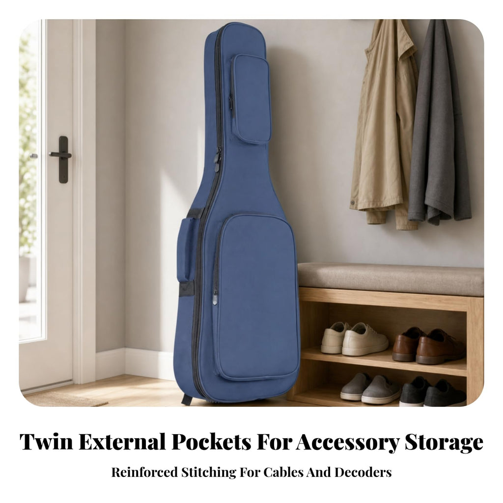 Electric Guitar Bag with Neck Support Oxford Cloth Gig Bag C6297