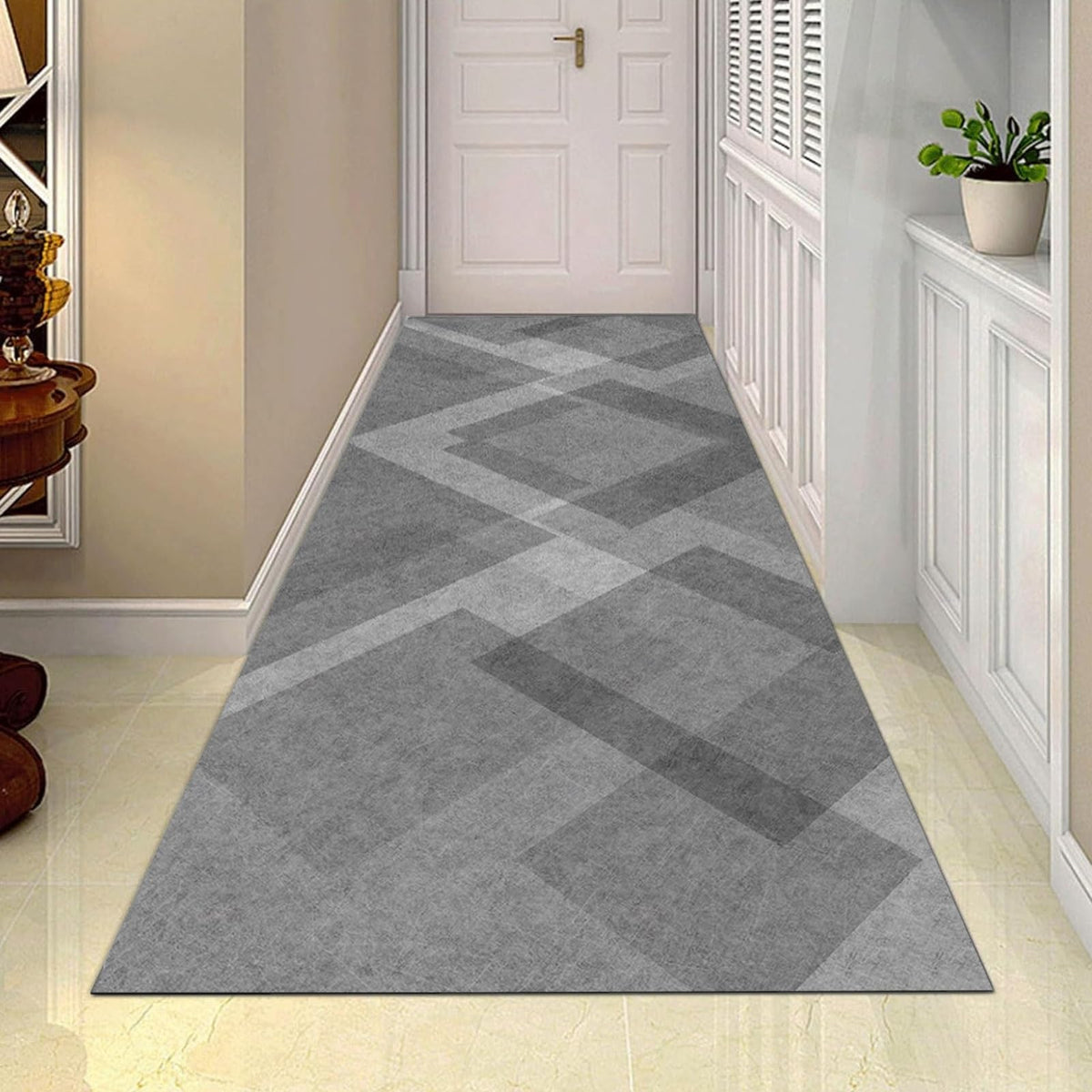 Non Slip Washable Low-Pile Runner Rug 60x300cm T90594
