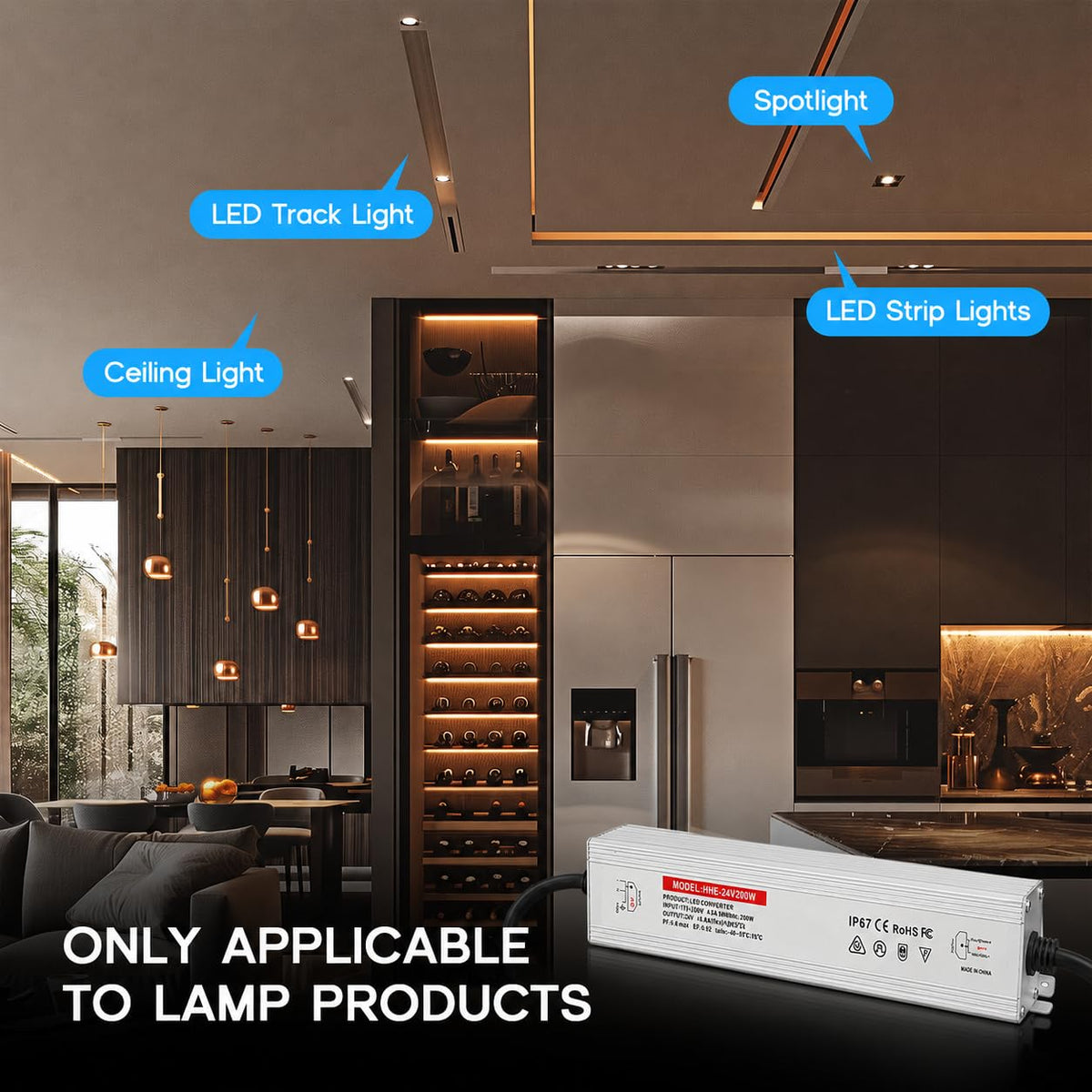 24V 200W IP67 Waterproof LED Power Supply N306268