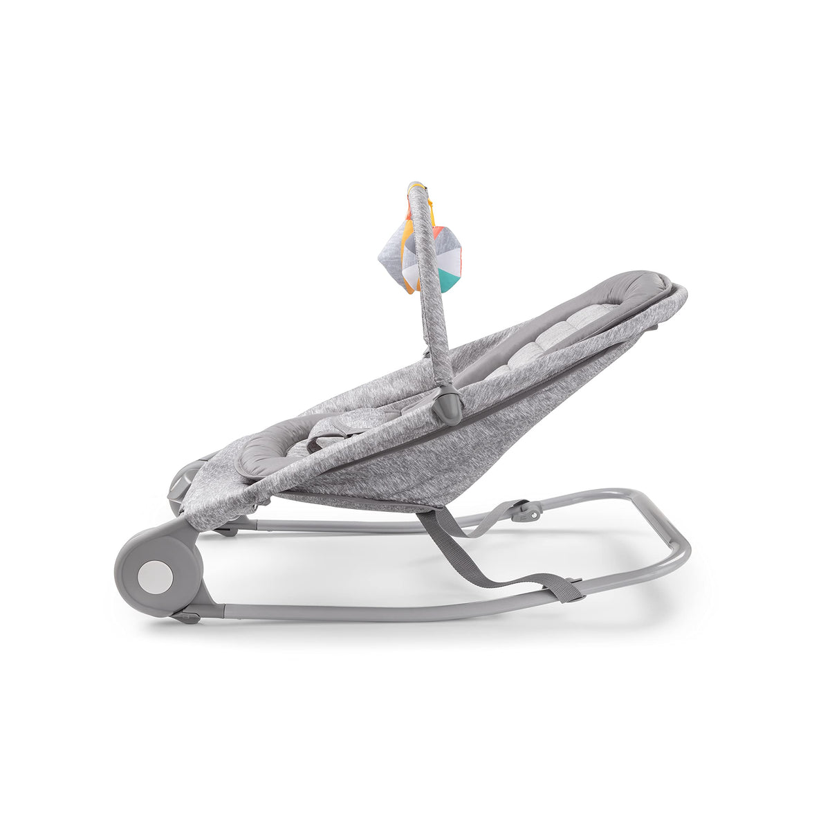 2-in-1 Light Gray Tweed Bouncer & Rocker F31162