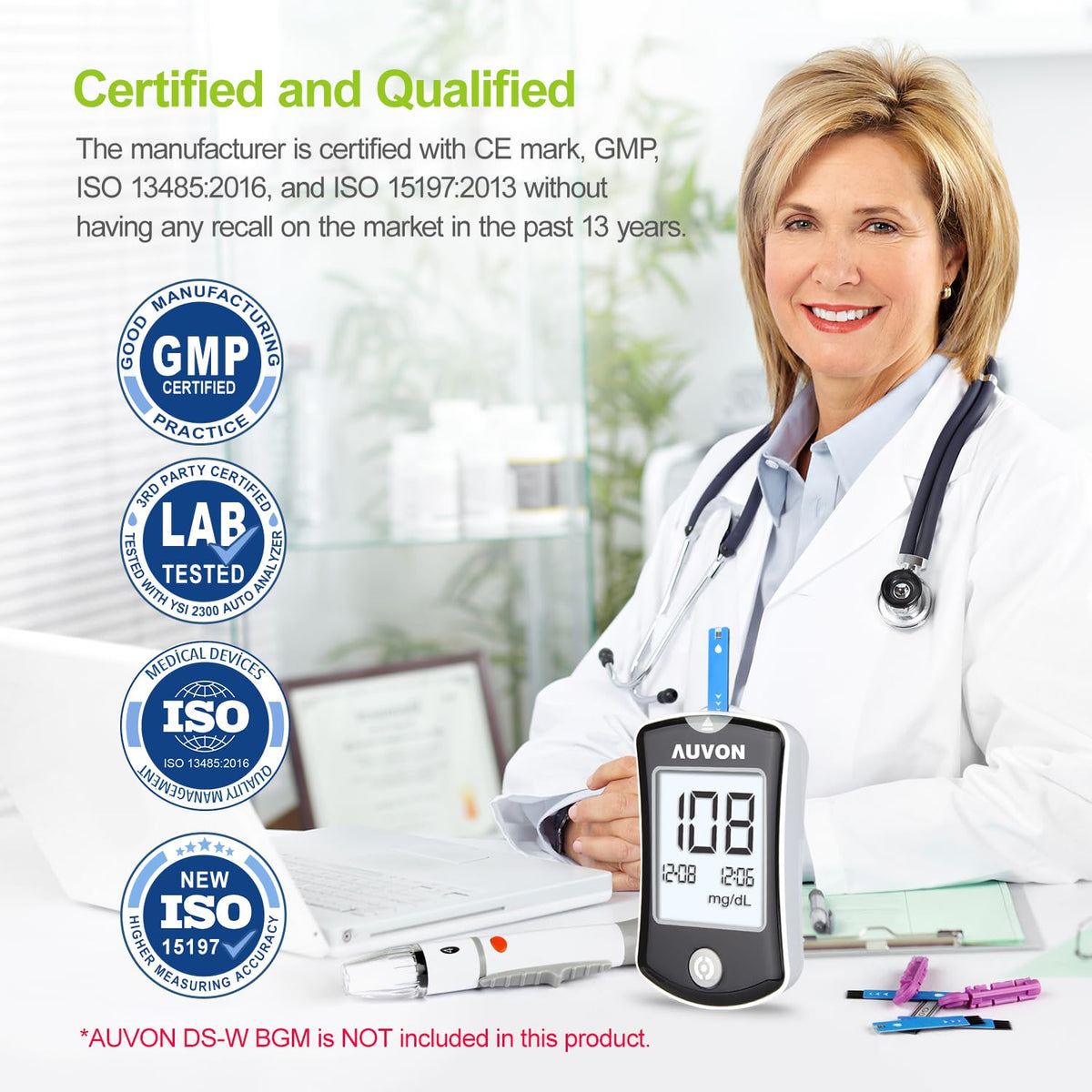 Blood Glucose Test Strips 300 Count B683791