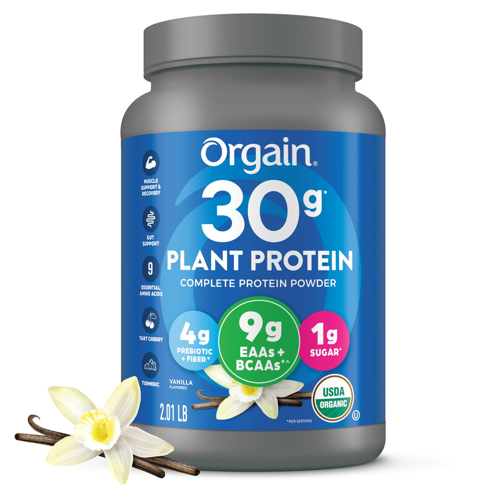 Organic Vegan 30g High Protein Powder Vanilla 2.01 lb L323231