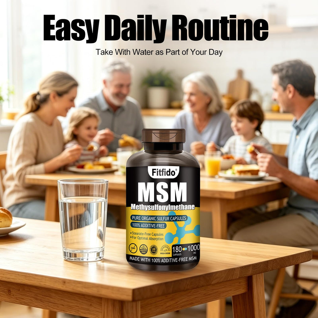 MSM Capsules 1000mg 180 Count A2079
