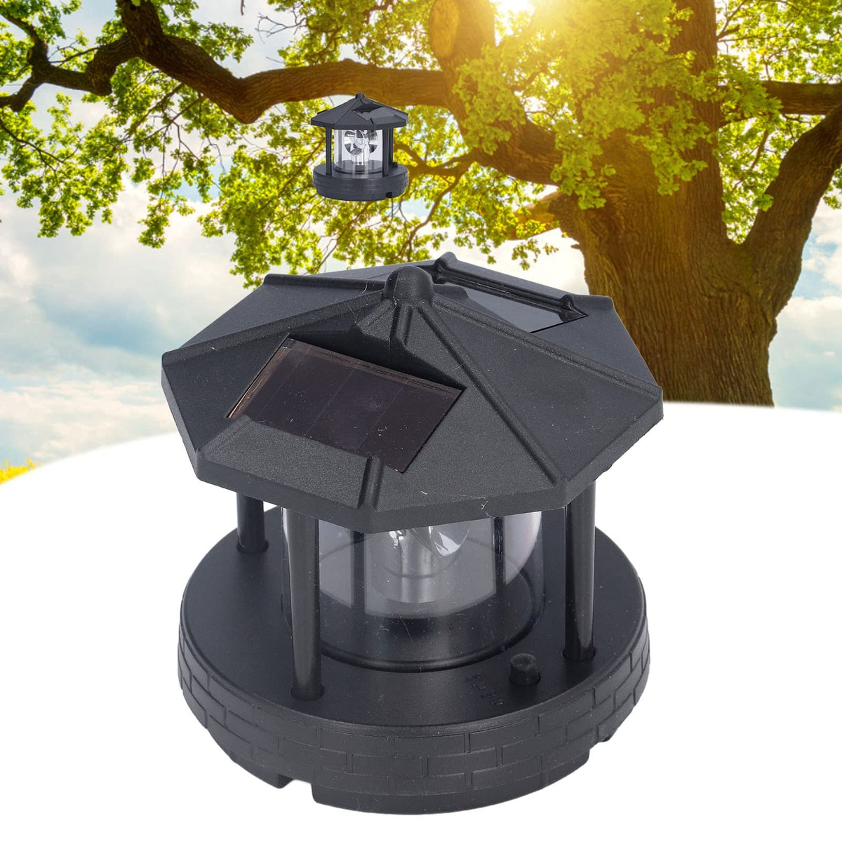 LED Solar Light, 360 Degree Rotating Waterproof Outdoor Lantern S882621