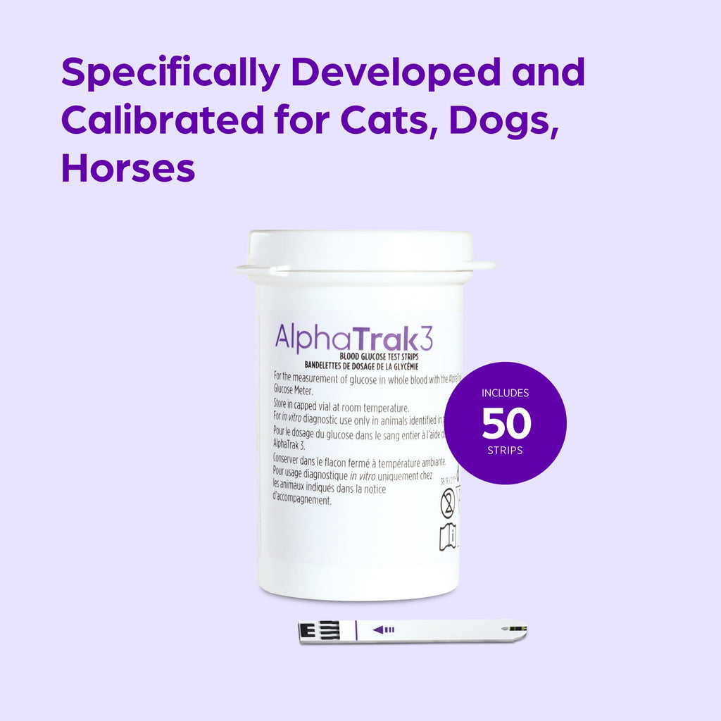 Test Strips for Diabetic Dogs, Cats & Horses, 50 Count F274157