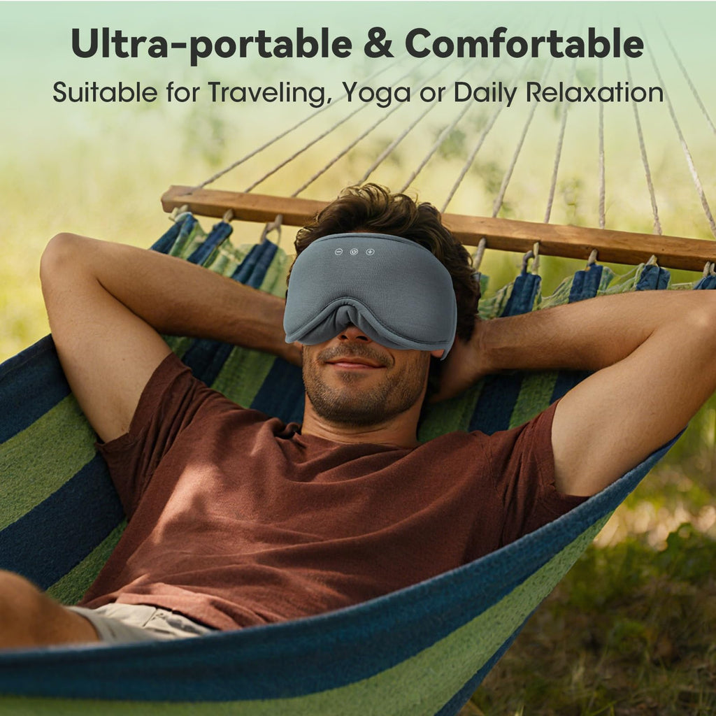 Bamboo Cotton Sleep Mask with Bluetooth Headphones T780737