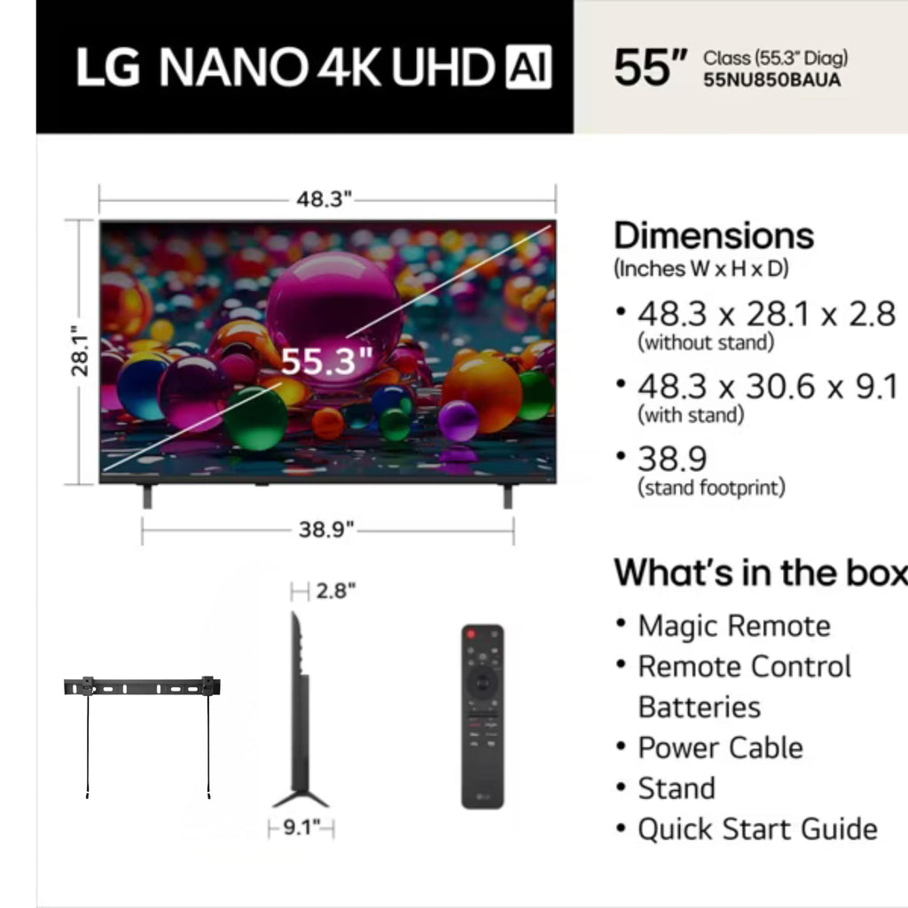 55-Inch 4K UHD Smart TV C6422