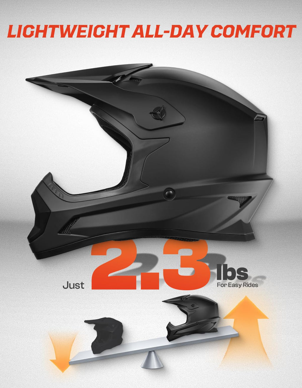 Kids DOT Approved Full Face Motocross Helmet J7427