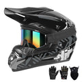 Certified Youth Kids Dirt Bike Motocross ATV Helmets 4Pcs Set Z1275