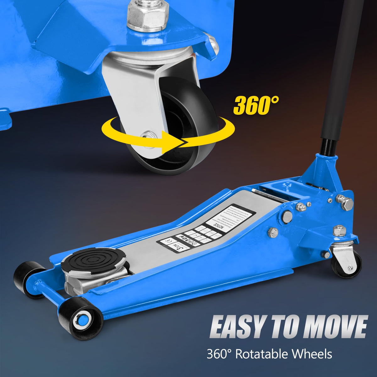 3 Ton Low Profile Aluminum Steel Floor Jack N709346