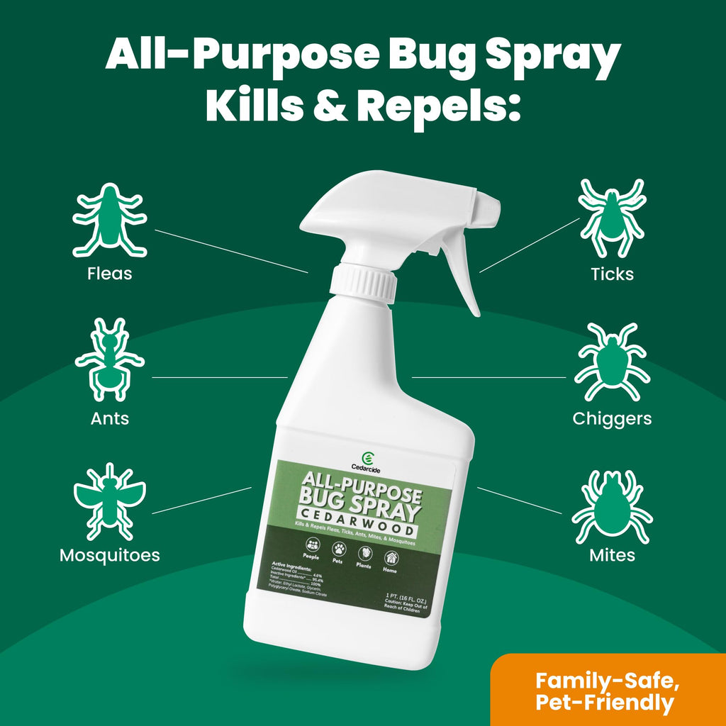 Natural Essential Oils Bug Spray Lemongrass Quart M805693