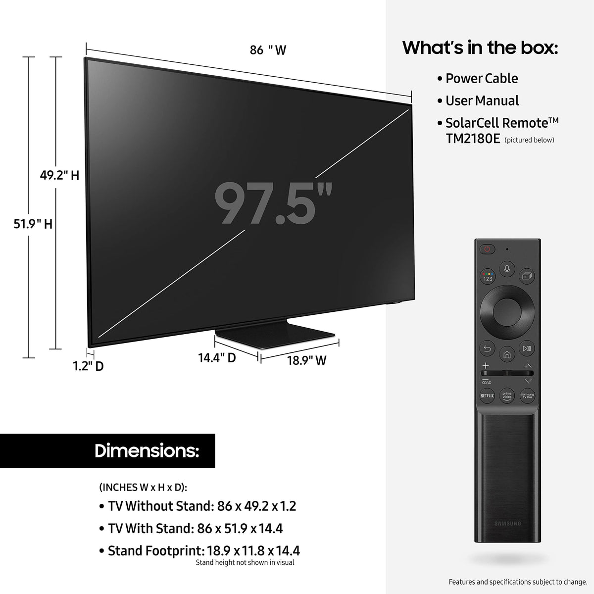 98-Inch 4K UHD Smart TV L5527
