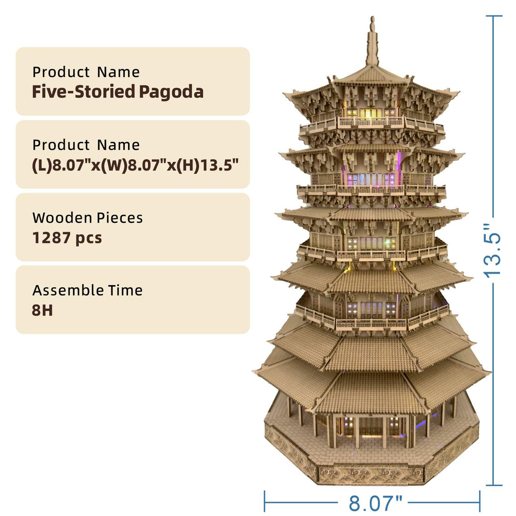 3D Wooden Puzzles 1287 Pieces I782226