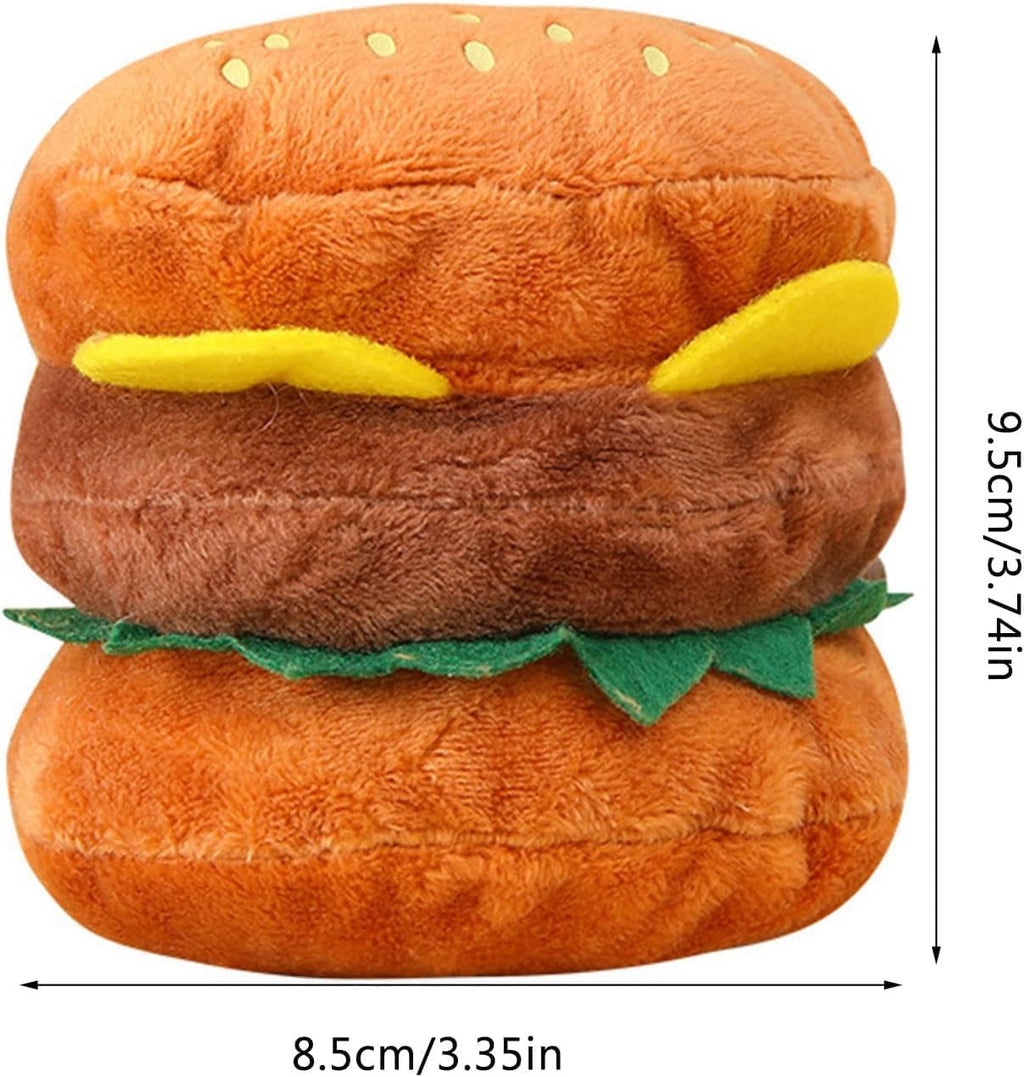 Hamburger Shape Dog Squeaky Toy L17672