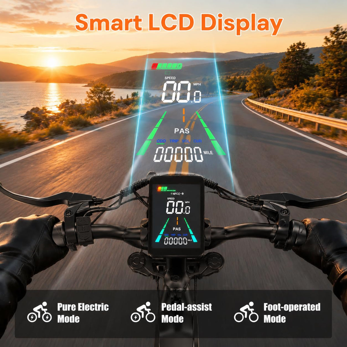 1000W 48V 16Ah Fat Tire Electric Bike C458397