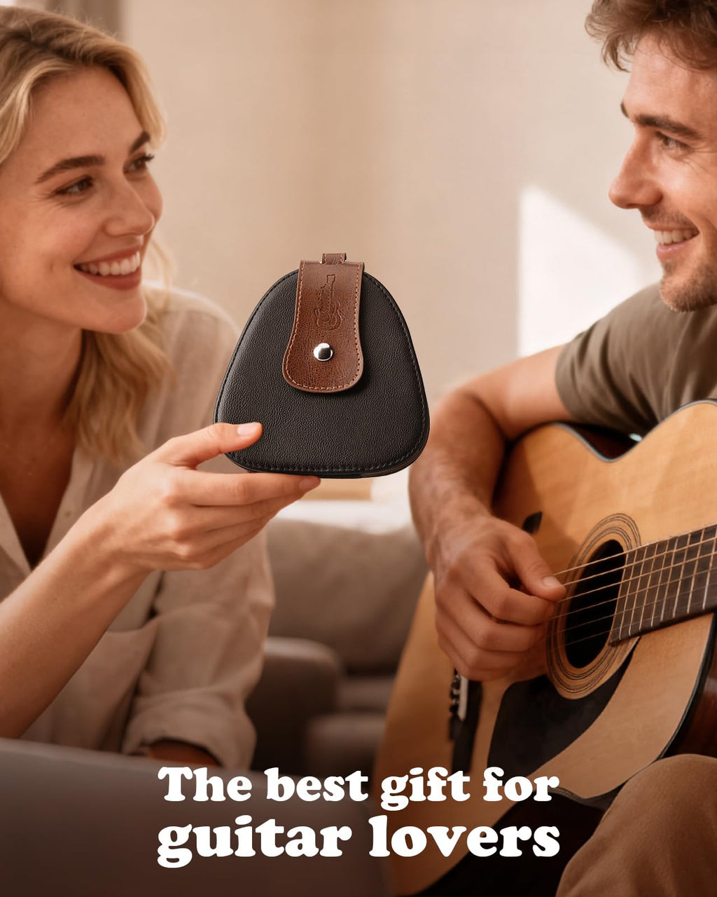 Guitar Picks Holder PU Leather Bag E30825