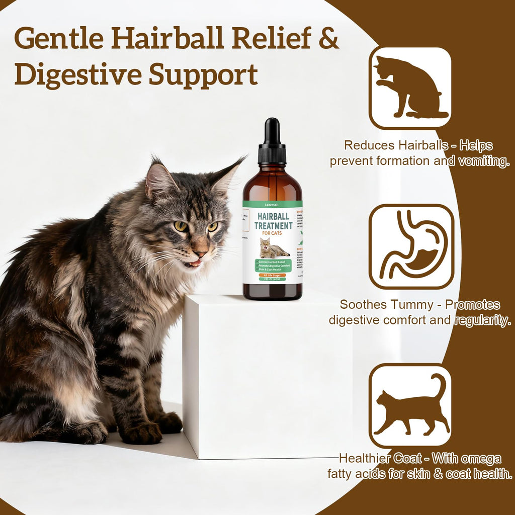 Cat Hairball Remedy with Natural Ingredients & Vitamins P197638