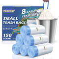 8 Gallon Drawstring Trash Bags 1.2 Mil Unscented 150 Count Y1761
