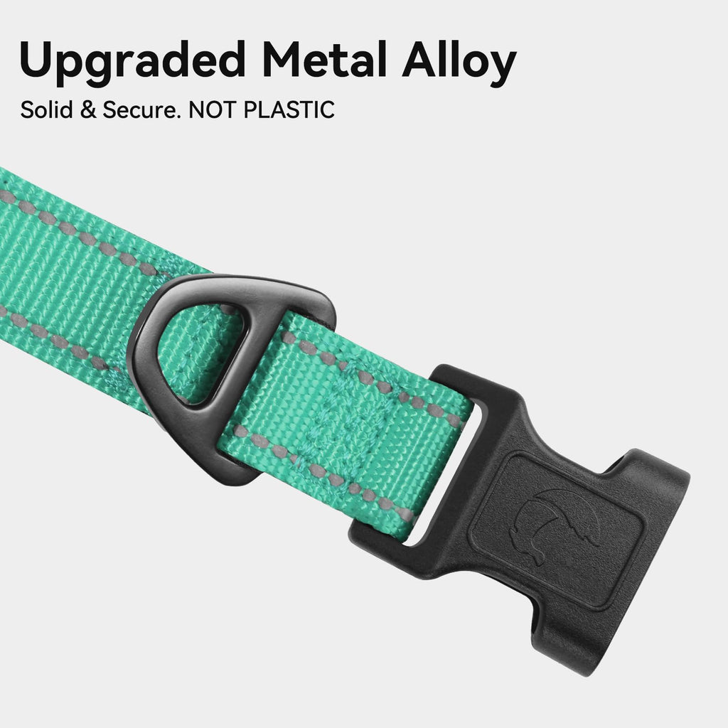 Reflective Adjustable Neoprene Padded Dog Collar N9066
