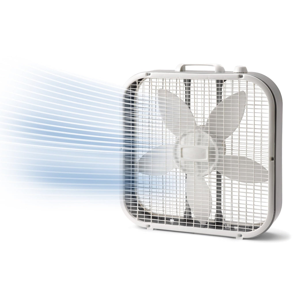 20 Inch White 3 Speed Box Fan X6591