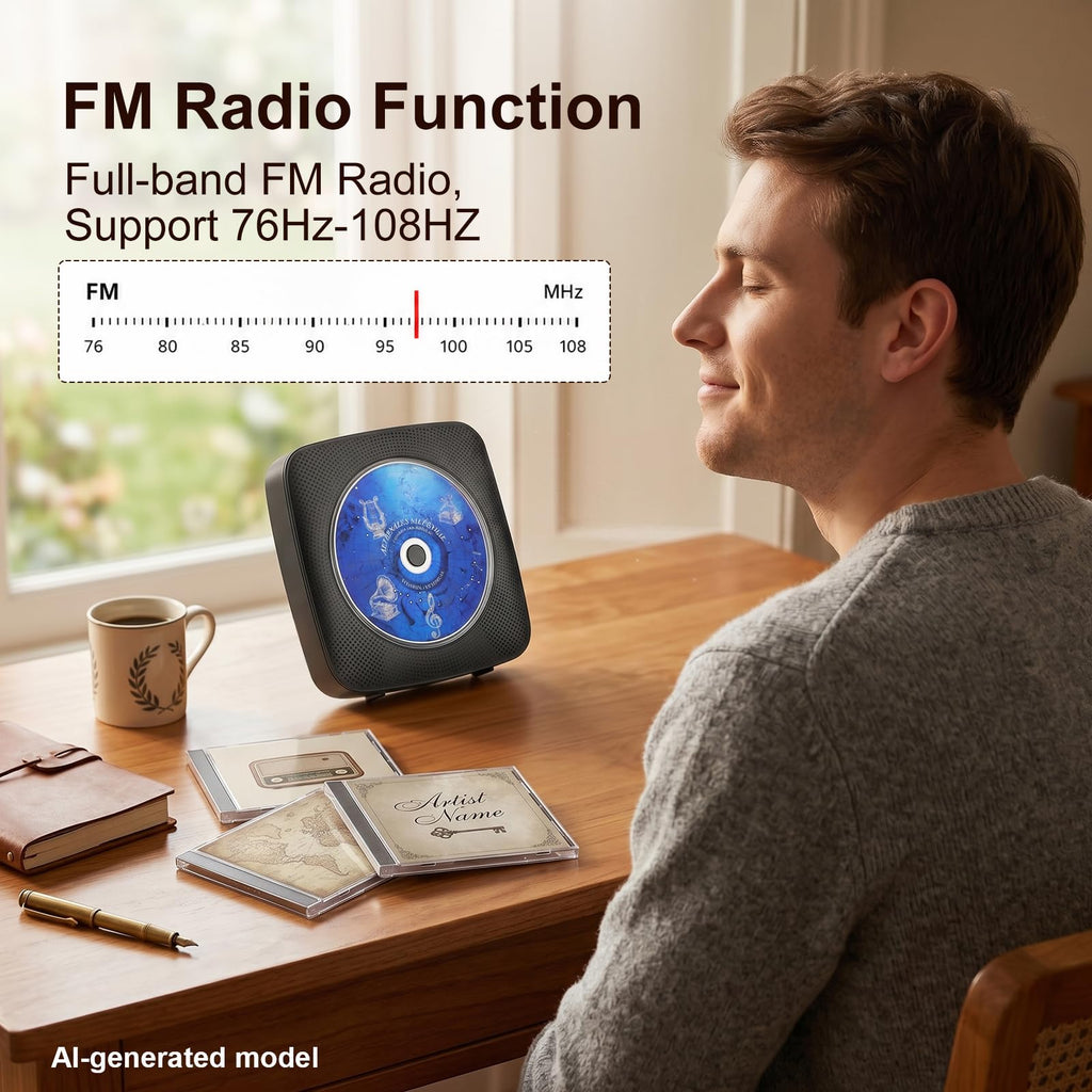 Portable Bluetooth CD Player U32252