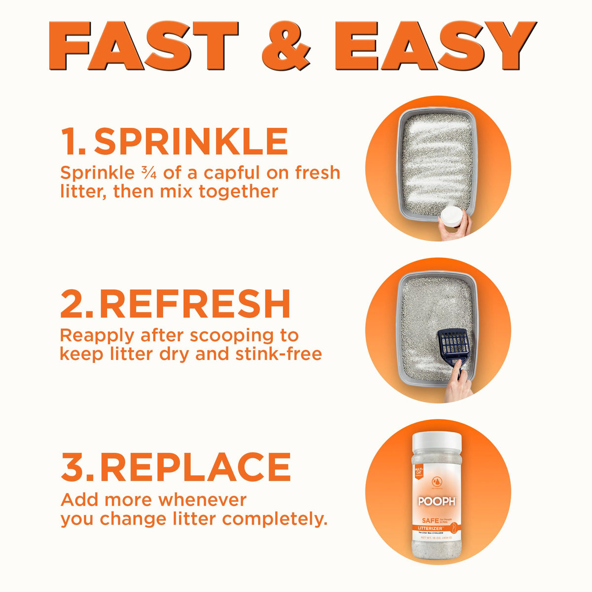 Cat Litter Odor Eliminator Additive 16 fl oz Bottle K6969