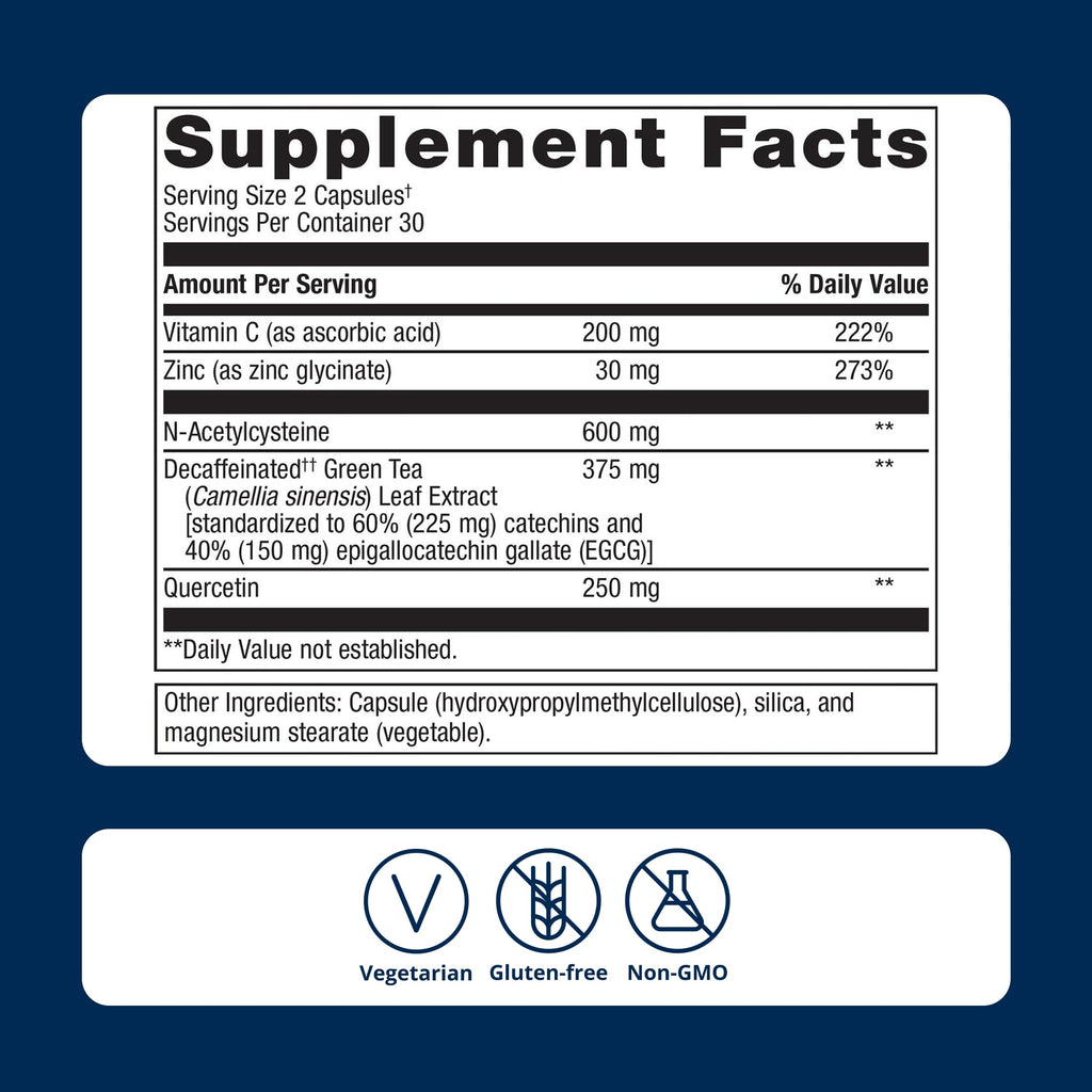 Vitamin C and Zinc 60 Capsules S1529