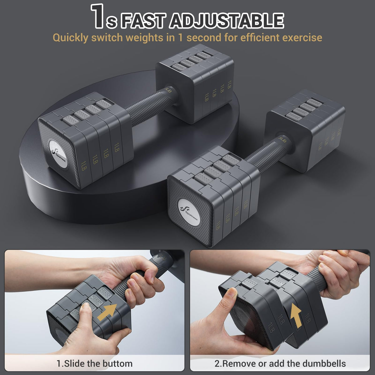 Adjustable Ankle Weights with Dumbbells H50866