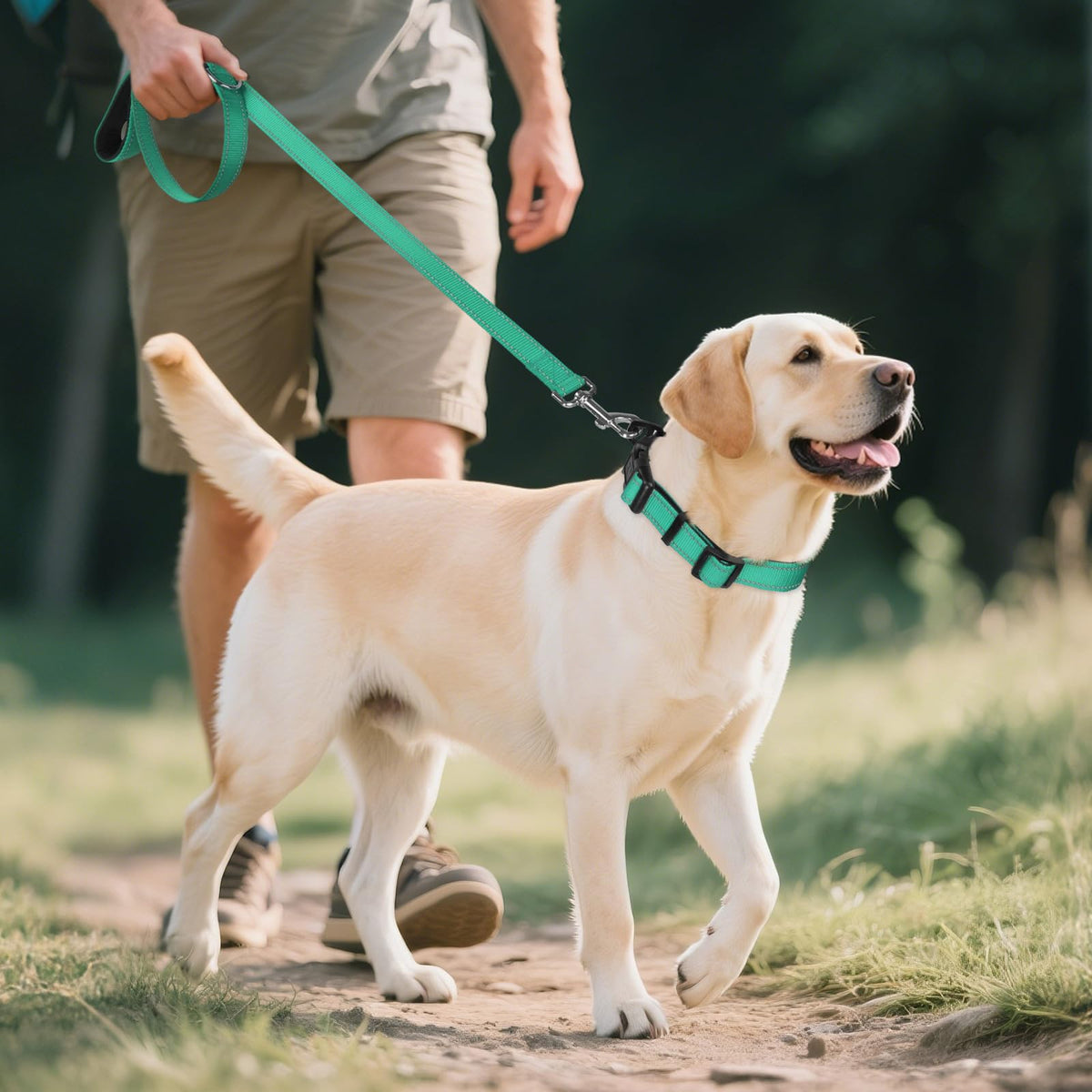 Reflective Adjustable Neoprene Padded Dog Collar N9066