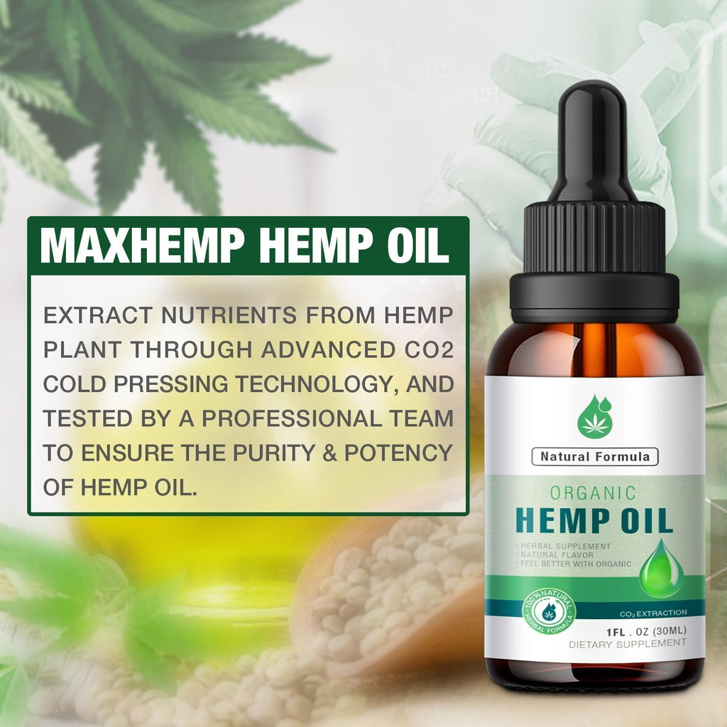 Organic Hemp Oil Tincture V9100