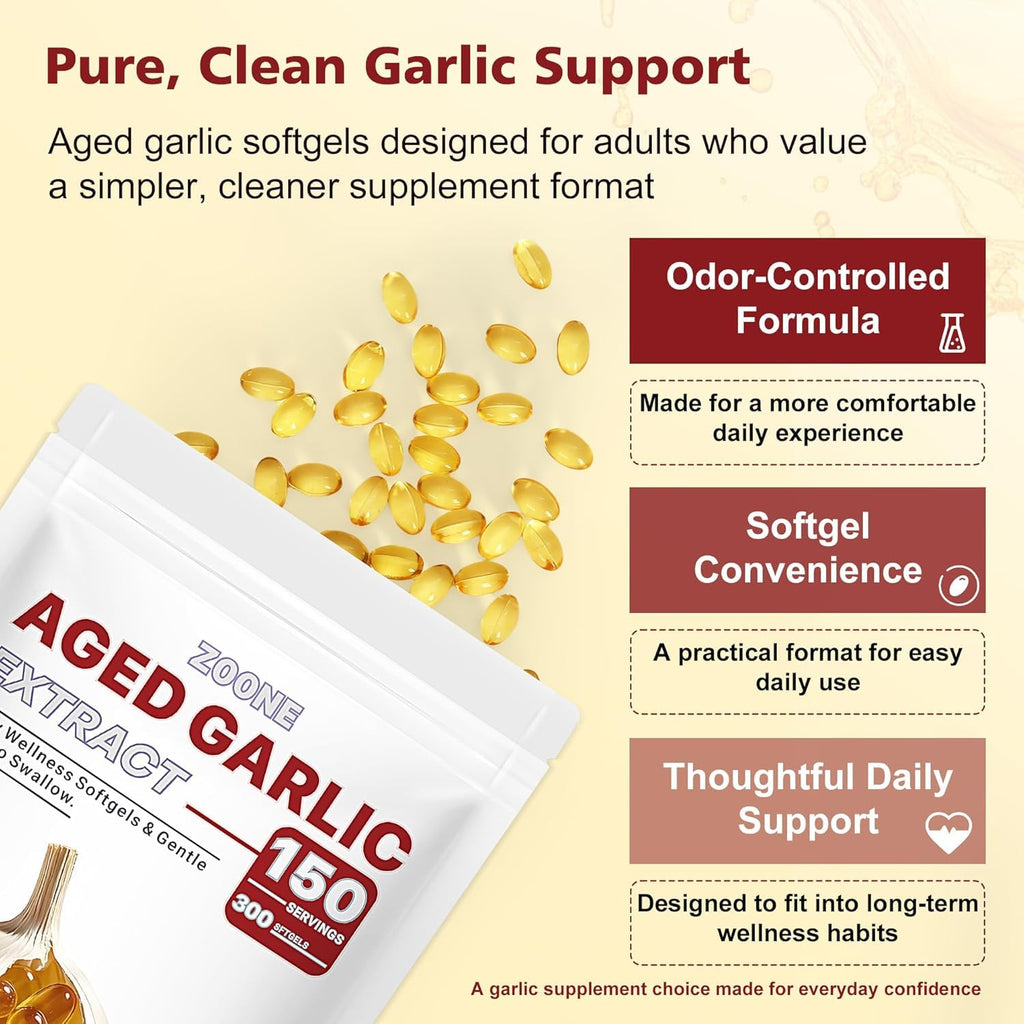 Odorless Garlic Extract 500 mg Softgels T69529