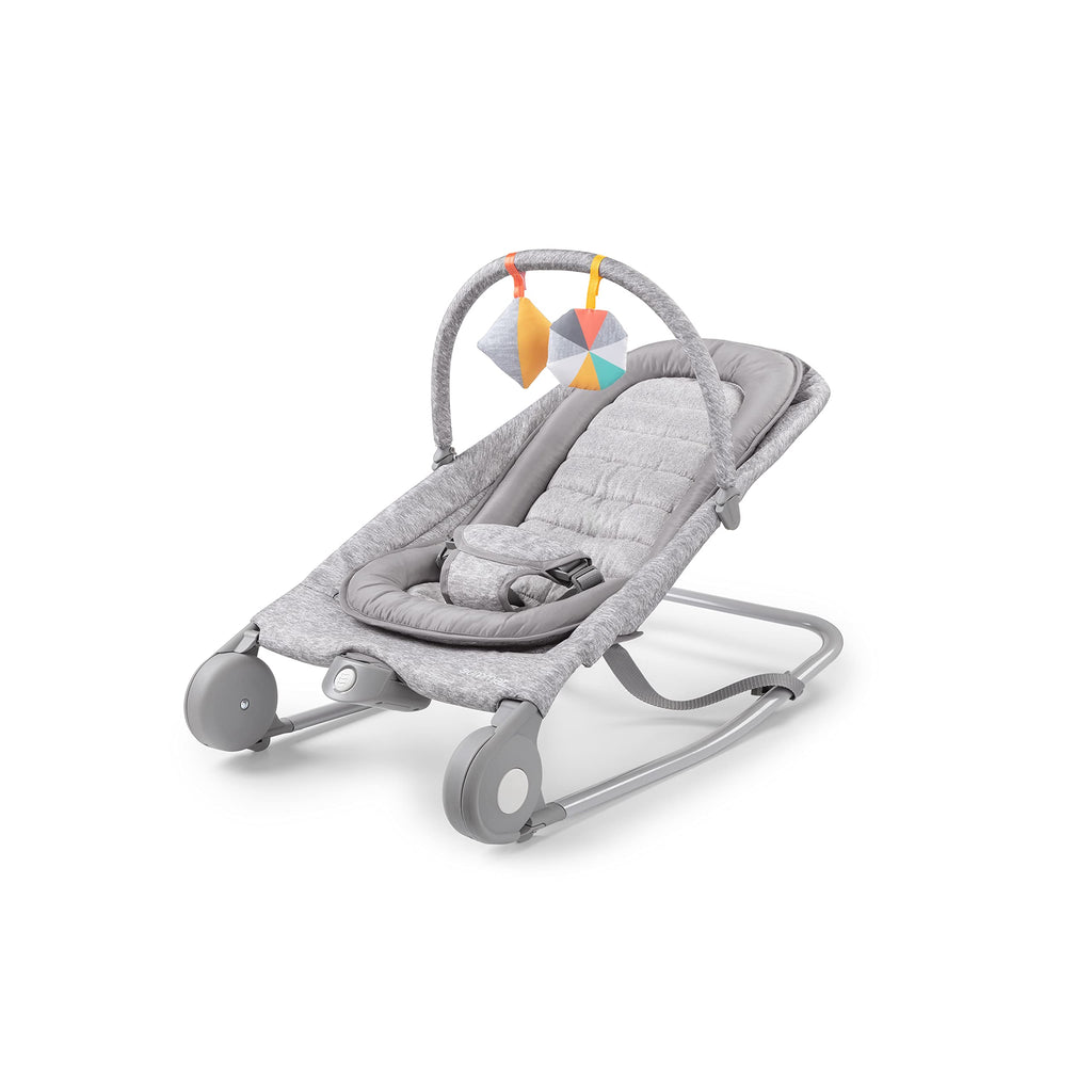2-in-1 Light Gray Tweed Bouncer & Rocker F31162