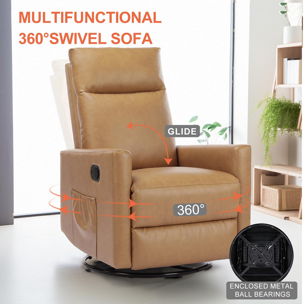 360 Swivel Rocker Recliner Chair C726