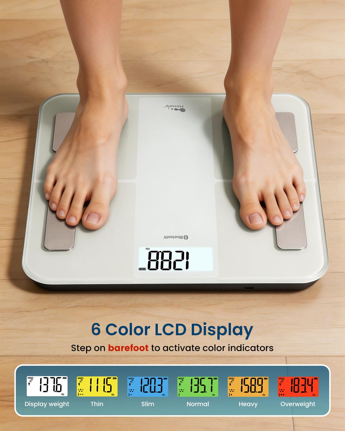 USB Rechargeable Digital Bathroom Scale G69383