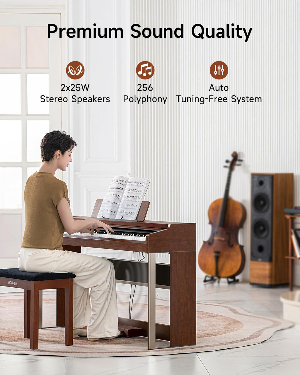 88 Key Graded Weighted Digital Piano O79798