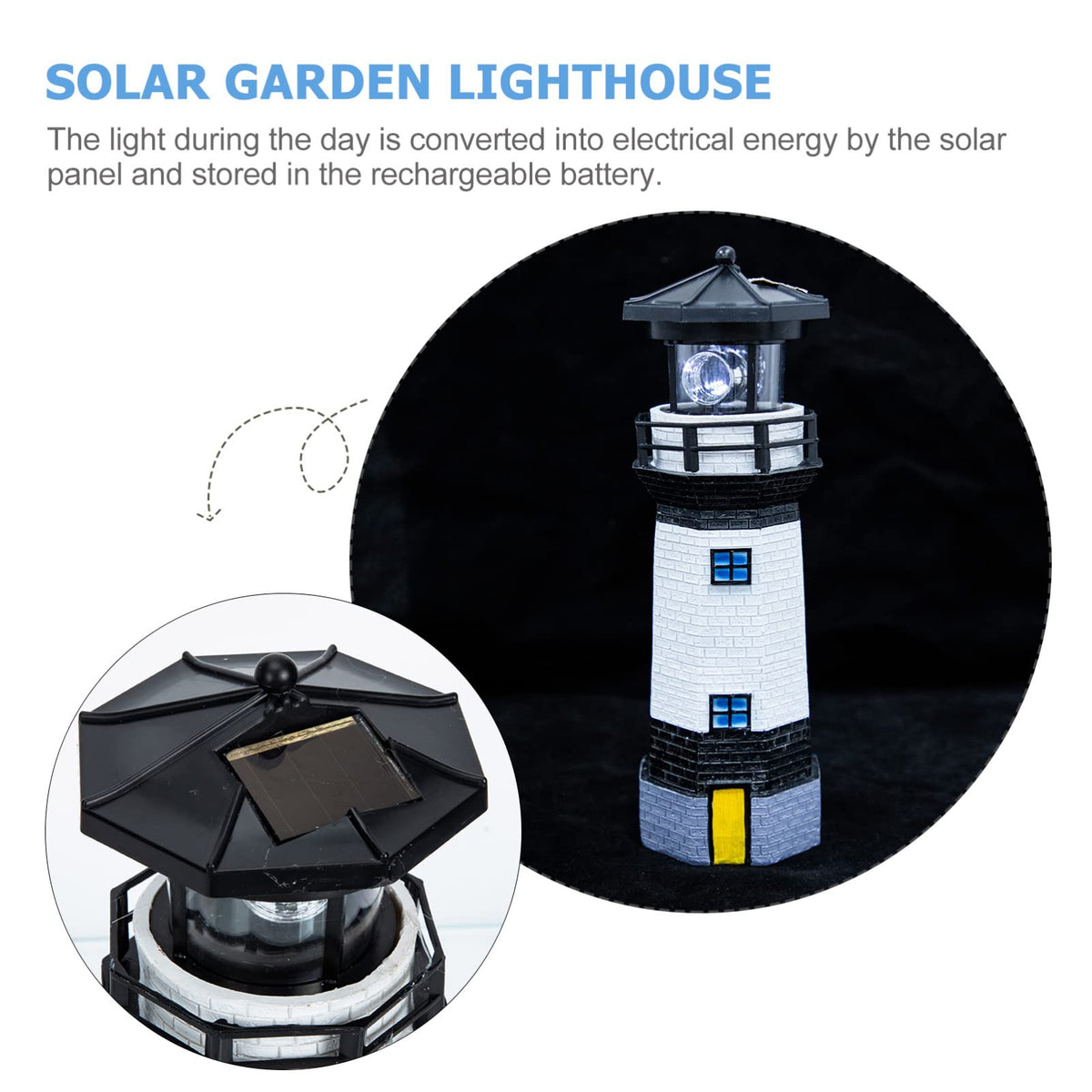 Solar Powered Rotating Garden Statue X11621