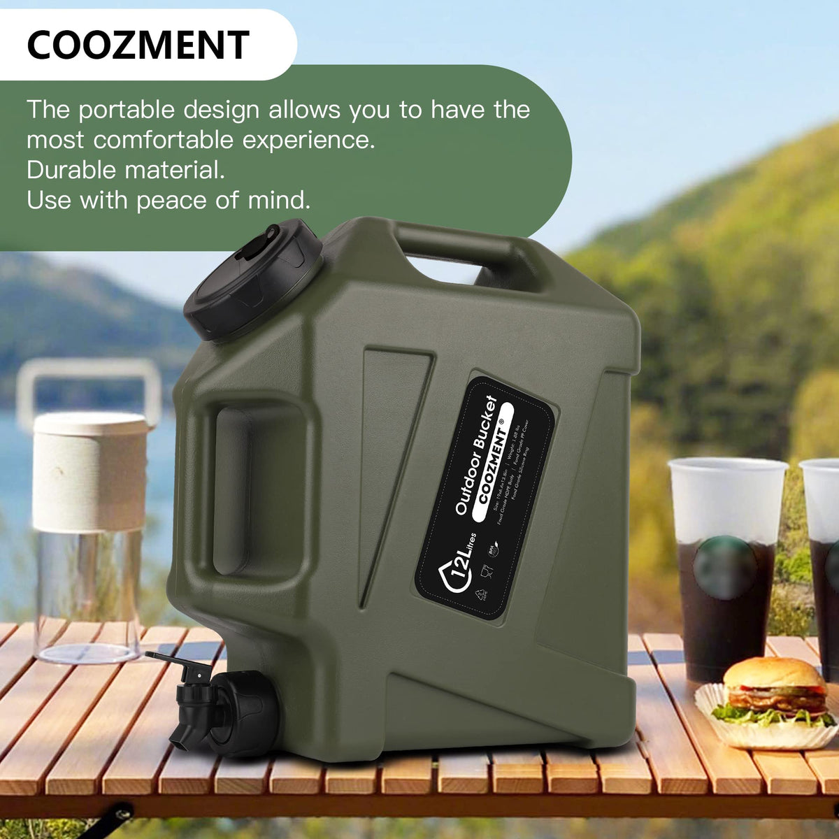 BPA Free Water Containers with Spigot H2090