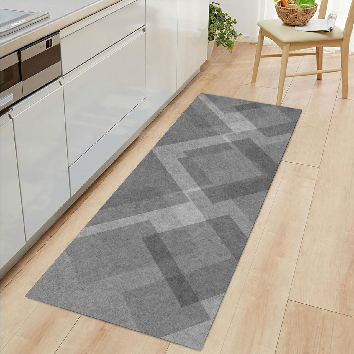 Non Slip Washable Low-Pile Runner Rug 60x300cm T90594